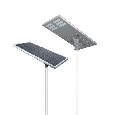 Time Control Outdoor Solar Powered Led Street Lights High Power 18v / 140w Solar Panel
