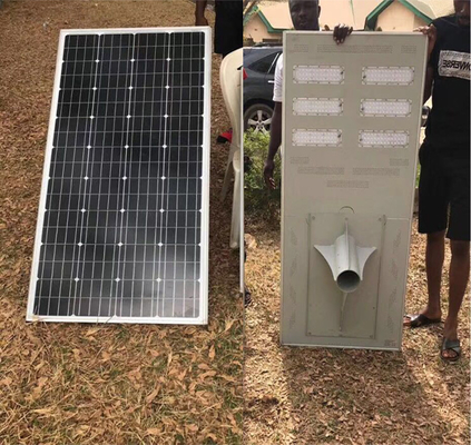8m Pole 160W 5000K Solar Led Street Light With Inbuilt Battery