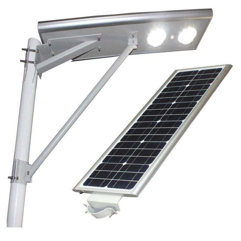 High Lumen 4200 lm 40 Watt Led Solar Street Light Aluminum Alloy