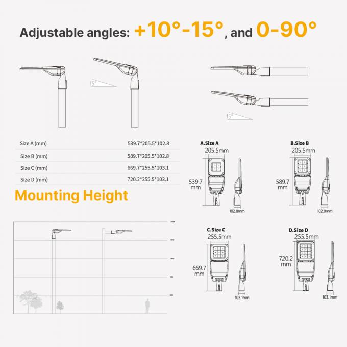 SMD3030 Système de commande de la lumière à haute luminosité AC LED 50W 70W 3